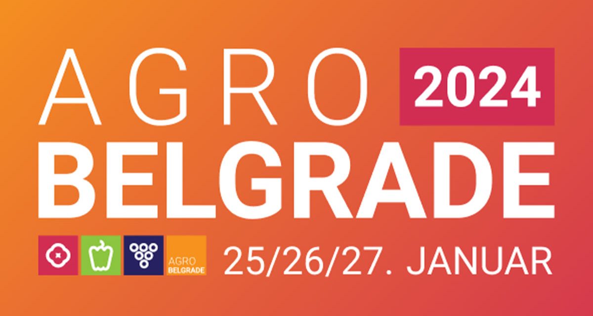 Пети сајам Agro Belgrade 2024 почиње 25. јануара 2024. године
