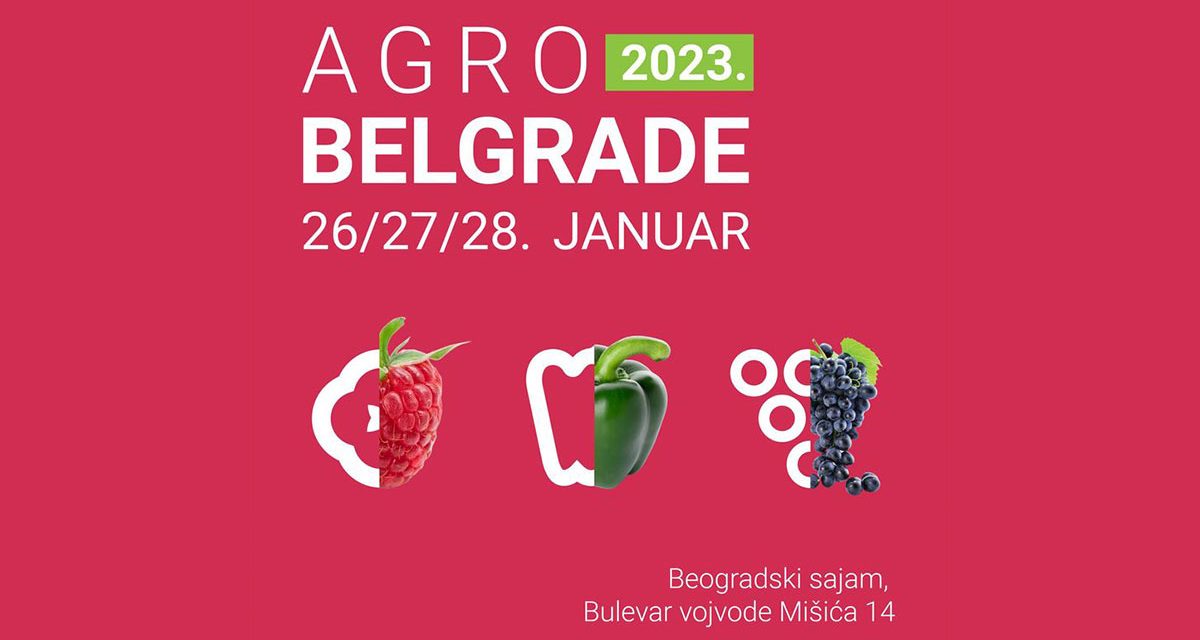 Четврти сајам Agro Belgrade 2023 почиње 26. јануара 2023. године